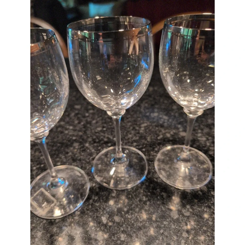 Vtg Mikasa Crystal Stephanie Water Goblet 7 1/2